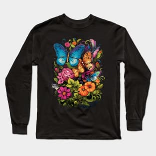 Magic butterfly Cottagecore Long Sleeve T-Shirt